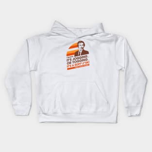 I Believe It's Jogging or Yogging It's A Soft Kids Hoodie